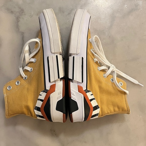 Converse CPX70 Classic Platform Mustard High-Top Sneakers - Picture 8 of 9